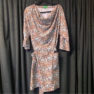 LOGO by Lori Goldstein Leopard Dress
